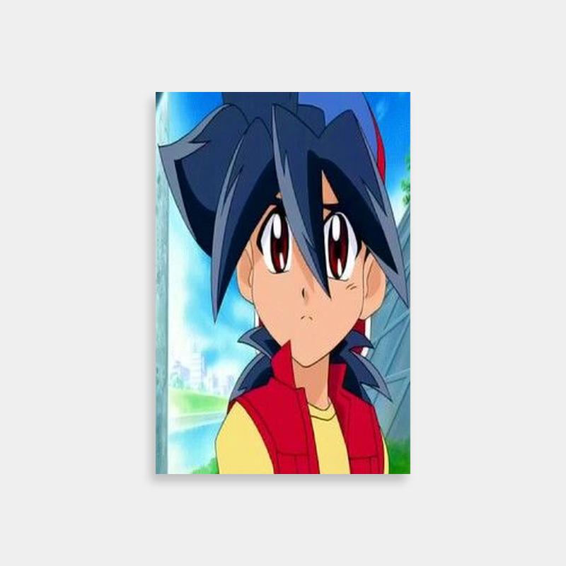 Tyson Granger Beyblade Cityscape Poster