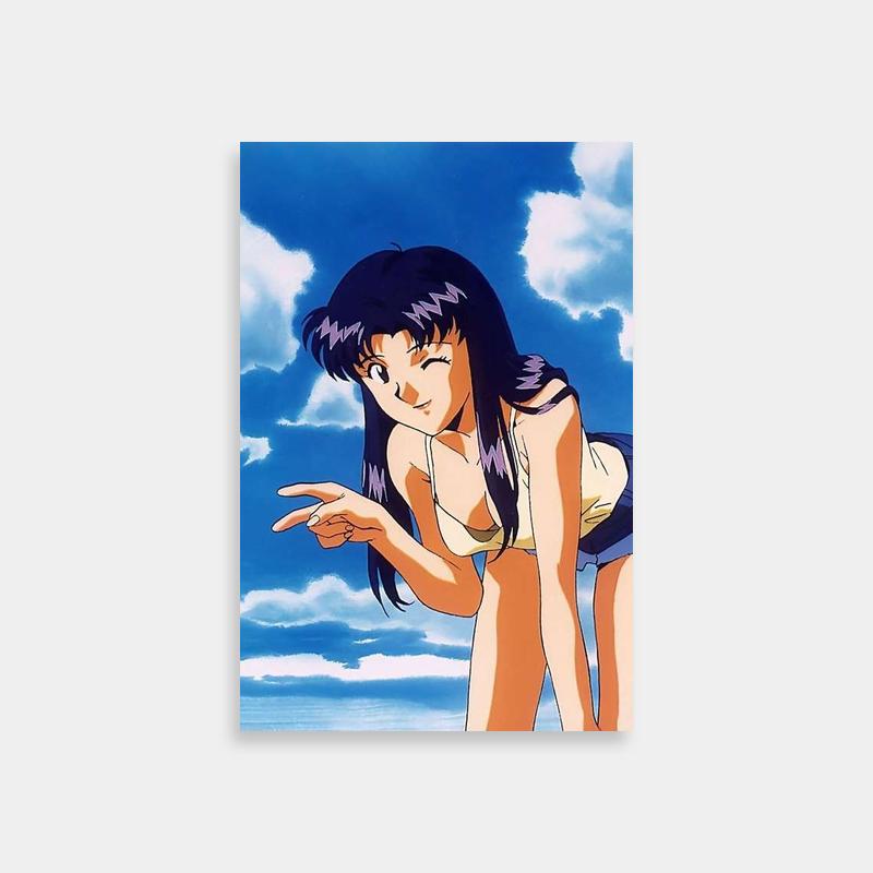 Misato Katsuragi Neon Genesis Evangelion Poster