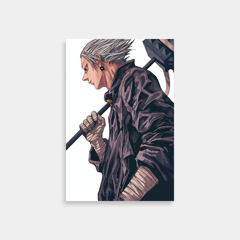 Gaku Sakamoto Days Umbrella Art Print - Anime Character Poster